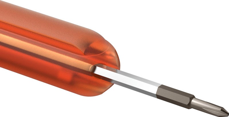 PB SWISS TOOLS PB SWISS 169 TYPE 1 POCKET SCREWDRIVER WITH 3 DOUBLE BLADES SLOTTED + PHILLIPS - Image 2